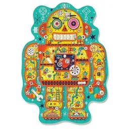 MIDEER Puzzle cu detalii neobi%3Fnuite „Fabrica de robo%3Fi”, 226 elem. MD3169 6936352531692