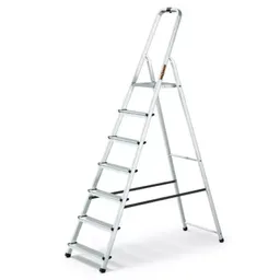 Стремянка одностр. с упором 1.40m 125kg 7ступ. DRABEST DR-AL-D7-HOME