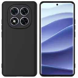 WOO Case Liquid Silicone Xiaomi Redmi Note 14 Pro Plus 5G, Black WOOLSCXRN14PPBK