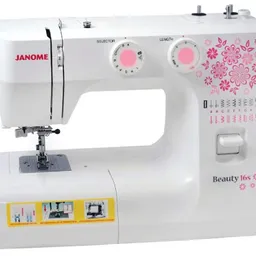 Sewing Machine JANOME Beauty 16s Tip control  Mechanical Tip suveica  Vertical Putere  60 W Numar de programe coasere  19 Inal%3Fimea maximala de ridicare a picioru%3Fului  11 mm Iluminare  Da