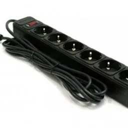 Surge Protector   6 Sockets,  4.5m, Ultra Power, black, UP6-B-15PPB