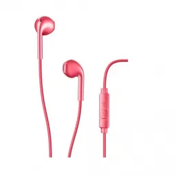 Cellular LIVE EGG-capsule earphone with mic, Red