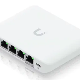Ubiquiti UniFi Switch 5-ports (USW-Flex-2.5G-5), 5 x 2.5GbE RJ45 Ports, Powered by 802.3af/at PoE or USB Type C, Non-Blocking Throughput  12.5 Gbps, Switching Capacity  24 Gbps, (retelistica switch/сетевой коммутатор)