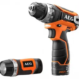 Set instrumente AEG JP12CLI-202C (masina de gaurit si insurubat +Lanterna) 12V 2x2Ah 4935464233