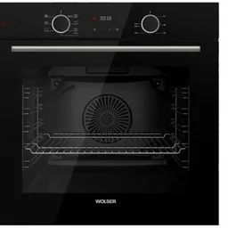 WOLSER Cuptor electric incorporabil Wolser WL- F 77 D BLACK Cuptor electric incorporabil  Volum  78 l  Clasa energetica  A  Design  Sticla neagra Schott Ceran  Usa cu sticla dubla  Sticla interioara Low-E  Acoperirea interioara din email usor de curatat  Numar functii  7  Tip gestionare  touch control  Regulatoare