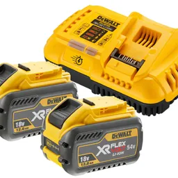 Set incarcator DeWALT FLEXVOLT DCB118Y2 + 2 acumulatoare Li-Ion 18/54V 12Ah DCB118Y2-QW