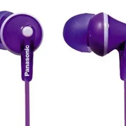 Earphones Panasonic RP-HJE125E-V Violet, w/o Mic, 1 x mini-jack 3.5mm Тип   Наушники-вкладыши канального типа Диаметр излучателя   10.0 мм Сопротивление (Импеданс)   16 Ом Чувствительность   97 дБ/мВт Максимальная мощность   200 мВт Диапазон частот   10 Гц – 24 кГц Длина шнура   1.1 м Разъем   3.5 мм