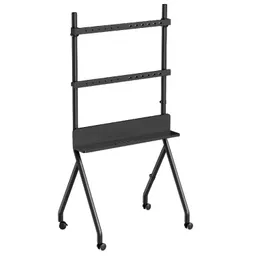 TV Mount Stand Gembird TVS-86F-02, 55"-86"  Black, VESA  max 40kg, Aluminum TV floor stand with caster wheels https//www.gmb.nl/item.aspx%3Fid=13414