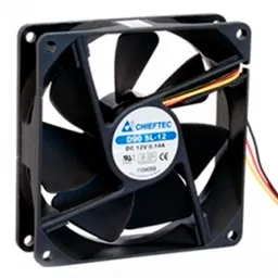 PC Case Fan Chieftec AF-0925S (90x90x25 mm, 25 dBA, 2200 RPM, 35 CFM)