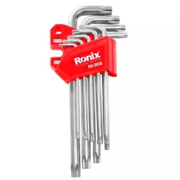 Ключи звездочки Torx T10-T50 9шт длинные RONIX RH-2036