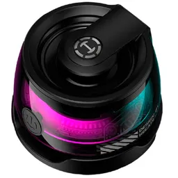 Edifier G200 Bluetooth Magnetic Speaker, 3W, d.40mm speaker, RGB, Bluetooth 5.3, Playtime 7h or play while charging, USB-C, 62.5g, Transparent trendy design, Black