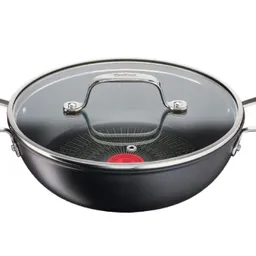 Stewpan Tefal G2557153 Excellence Marimea vaselor de gatit 26 cm Colectie Excellence Acoperire interna Antiaderent Tehnologia de acoperire Titanium Set Crati%3Fa cu capac Spalarea in ma%3Fina de spalat vase Да