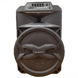 Активная акустика ZANETTI BOX 10 MM 15-дюймовый сабвуфер.Суммарная мощность (Вт)  150 .Bluetooth.USB/SD/FM.дисплей.пульт.два беспроводных микрофона.