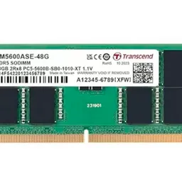 48GB DDR5-5600MHz SODIMM Transcend JetRam JM5600ASE-48G, (3Gx8)x16, 2Rx8, CL46, 1.1V Capacitatea Memoriei (Total)  48GB Tip Memorie  DDR5 SDRAM Frecven%3Fa memorie  5600 MHz Laten%3Fa CAS  CL46 Tensiune RAM  1.1V