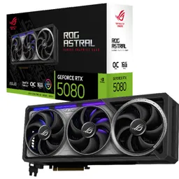 VGA ASUS RTX5080 16GB GDDR7 ROG Astral Gaming (ROG-ASTRAL-RTX5080-O16G-GAMING) Producator GPU NVIDIA Procesor Video GeForce RTX 5080 Memorie 16GB Tip memorie GDDR7 Bus memorie 256 bit Frecventa memorie 30000 MHz