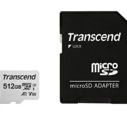 Transcend MicroSD 512Gb Class 10 + SD adapter