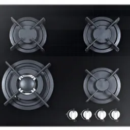 Варочная поверхность ГАЗОВАЯ HG15F HM BL Tornado plita incorporabila pe gaz Газ на стекле (чугунная решетка) электроподжиг пьезо (шнур+вилка), газ контроль