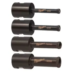 Set de patru burghie diamantate Milwaukee Diamond Max, 4932471863 35692