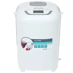 Bread Maker Gorenje BM910WII , 550W power output, bread weight 750-900g, 15 programs, LCD display, timer, warm-keeping, adjustable crust browning, non-stick coating, removable baking dish, white