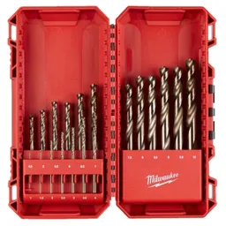 Set de burghie Milwaukee HSS Cobalt, O1.0-10.0mm, 19buc, 4932493867 4932493867