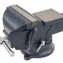 Menghina Powermat PM-IS-150T Material  fonta / o%3Fel nicovala calit Latime maxilar  150 mm Distan%3Fa maxima a falcilor  120 mm Distan%3Fa orificiilor de montare fa%3Fa de sol  100 mm Dimensiune nicovala  85 x 83 [mm] Latime maxima  355 mm Inaltime menghina  150 mm