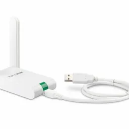 TP-LINK TL-WN822N  N300 Wireless USB Adapter, 300 Mbps on 2.4GHz, 802.11n/g/b, High Gain, elegant desktop housing,  USB extension cable, 2 fixed antennas