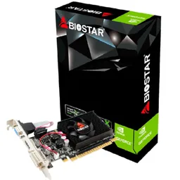 BIOSTAR GeForce GT610  2GB GDDR3, 64bit, 700/1333Mhz, 1xVGA, 1xDVI, 1xHDMI, Single fan, Low profile, Retail (VN6103THX6)