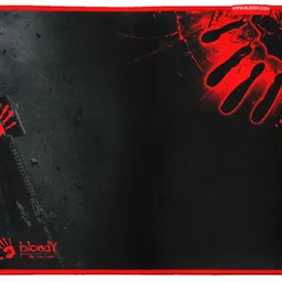 Gaming Mouse Pad Bloody B-081S, 350 x 280 x 2mm, Cloth/Rubber, Anti-fray stitching, Black/Red