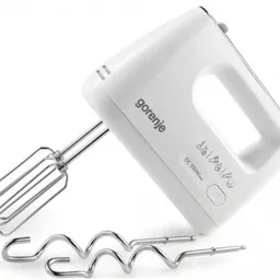 Mixer Gorenje M550CSDC Putere  550 W Materialul carcasei  Plastic Trepte de viteze  5 Numarul duze incluse  5 Mod turbo Buton pentru decuplare accesorii