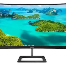 32.0" PHILIPS "325E1C", Black (Curved-VA 2560x1440, Adaptive-Sync, 4ms, 250cd, D-Sub+HDMI+DP), (31.5" Curved-VA W-LED, 2560x1440 Quad-HD, 93ppi, 5ms (GtG), 250 cd/m3, Mega Infinity DCR (3000 1), 16.7M, 178°/178° @CR 10, D-Sub + HDMI + DisplayPort,, HDMI Audio-In, Headphone-Out,, Built-in PSU, Fixed Stand (Tilt  -5/20°),, Adaptive-Sync, Ultra Wide-Color Technology, SmartImage Game mode, Flicker-free technology,, Black., in the box  •Monitor with stand  •Cables  D-Sub, HDMI cable, Power cable  •User Documentation )