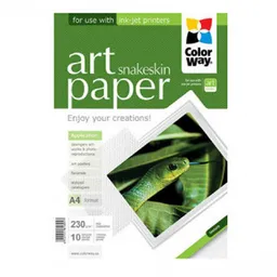 ColorWay Art Snakeskin Glossy Finne Photo Paper, 230g/m2, A4, 10pack