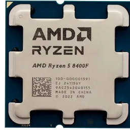 AMD Ryzen 5 8400F, Socket AM5, 4.2-4.7GHz (6C/12T), 6MB L2 + 16MB L3 Cache, No Integrated Graphics, 4nm 65W, Zen4, Unlocked, tray