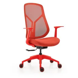 Como-DHX5/red - scaun oficiu, rosu