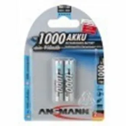 Ansmann NiMH rechargeable battery Micro AAA / HR03 / 1.2V, 1000мАh, 2 pack 5030892