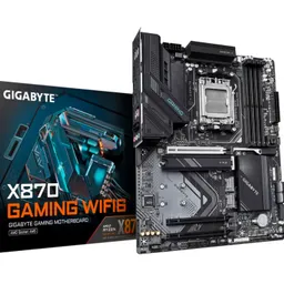 GIGABYTE X870 GAMING WF6, Socket AM5, AMD X870, 20Phases, Dual 4xDDR5-6400, APU AMD graphics, HDMI, 3xPCIe 4.0 X16, 4xSATA3, RAID, 4xM.2 PCIe 5.0, ALC1220-VB HDA, 2.5GbE LAN, WiFi6E/BT5.2, 2xUSB-C Gen2x2, 2xUSB3.2 Gen2, 8xUSB3.2, RGB Fusion 2.0, ATX