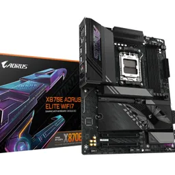 MB AM5 Gigabyte X870E A ELITE WIFI7 ATX Factor de forma a placii de baza ATX Socket AM5 Chipset AMD X870E Tip Memorie DDR5 SDRAM Capacitate max. Totala RAM 256GB Sloturi memorie 4x DIMM Frecven%3Fa memorie 5200 MHz