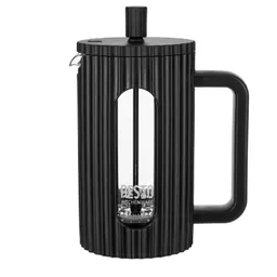 French Press Coffee Tea Maker RESTO 90530 Volum 0,6 L Materialul carcasei O%3Fel inoxidabil, Plastic, Sticla Material maner Plastic Nuan%3Fa culoare Negru