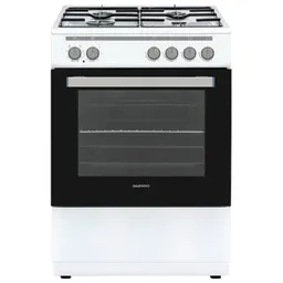 Gas el cooker Daewoo F66CGNTE22WNM Tip cuptor Cuptor Electric Materialul suprafetei de lucru Otel inoxidabil Materialul Grilei Fonta Volumul camerei 65 L Aprindere electrica Da Gaz- control Da