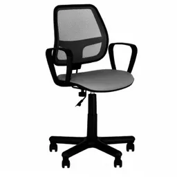ALFA GTP, OH5 / C26 Кресло для персонала ALFA предназначено для активных работников современных офисов. Механизм FreeStyle обеспечивает постоянную поддержку позвоночника в движении, а оригинальный внешний вид модели придает интерьеру легкость и динамичность. Сидение серое, спинка - черная сеточка.
