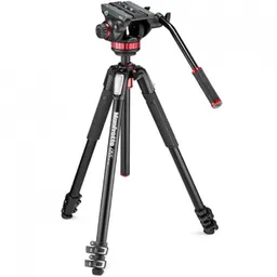 502AH Video Head   MT055XPRO3 VIDEO KIT, Trepied Manfrotto Video tripod with MVH502A Fluid Video Head and MT055 Tripod and Carry Bag Safety Payload Weight - 10 kg Counterbalance Weight - 4,0 kg Base diameter- 75mm MVK502055XPRO3