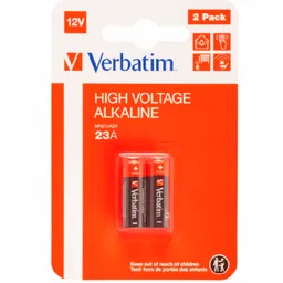 Verbatim Alcaline Battery  High Voltage 12V A23 / MN21, 2 Pack