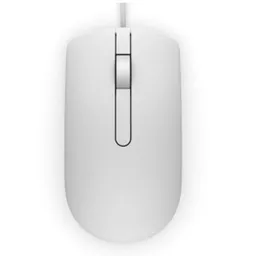 Dell Optical Mouse - Wired - USB, 1000 dpi, 413g, MS116 - White