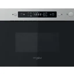 Built-in Microwave Whirlpool MBNA920X Volumul camerei  22 L Tip instalare  Incorporabila Moduri de func%3Fionare  Gratar, Dezghe%3Fare Putere microunde   750 W Diametru platou  250 mm