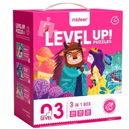MIDEER Seria de puzzle-uri „Aventurile prin%3Feselor”, 3 in 1, nivelul 3 MD3196 6936352531968