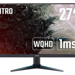 27" ACER Nitro VG270UGbmiipx, Black, IPS, 2560x1440, 120Hz, FreeSync, 1msVRB, 250cd, CR100mil1, HDMI+DP, Spkrs