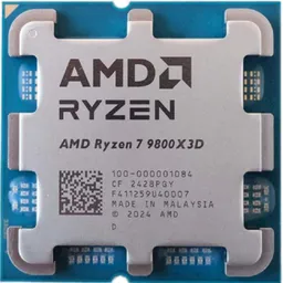 CPU AMD Ryzen 7 9800X3D (4.7-5.2GHz, 8C/16T, L2 8MB, L3 98MB, 5nm, 120W), Socket AM5, Tray