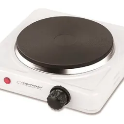 Electric Hot Plate Esperanza ST.HELENS EKH013W White, 1000W 5 temperature degrees thermostatic protection against overheating The indicator light (on / off) Heat-resistant surface materials
