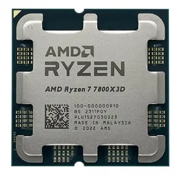 CPU AMD Ryzen 7 7800X3D (4.2-5.0GHz, 8C/16T, L2 8MB, L3 96MB, 5nm, 120W), Socket AM5, Tray