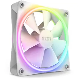 PC Case Fan NZXT F120 RGB DUO, 120x120x26mm, 8 LEDs, 29 dB, 48.58 CFM, 500-1800RPM, FDB, 4 Pin, White