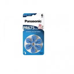 PR675, Blister*6, Panasonic, PR-675H/6LB (PR44), 5.4x11.6mm, 605mAh